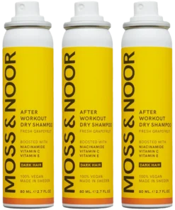 shop Moss & Noor After Workout Dry Shampoo Dark Hair Pocket Size 3 Pack af Moss & Noor - online shopping tilbud rabat hos shoppetur.dk