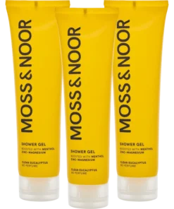 shop Moss & Noor After Workout Shower Gel 3 Pack - Clean Eucalyptus af Moss & Noor - online shopping tilbud rabat hos shoppetur.dk