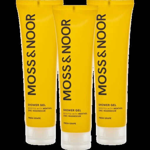 shop Moss & Noor After Workout Shower Gel 3 Pack - Fresh Grapefruit af Moss & Noor - online shopping tilbud rabat hos shoppetur.dk