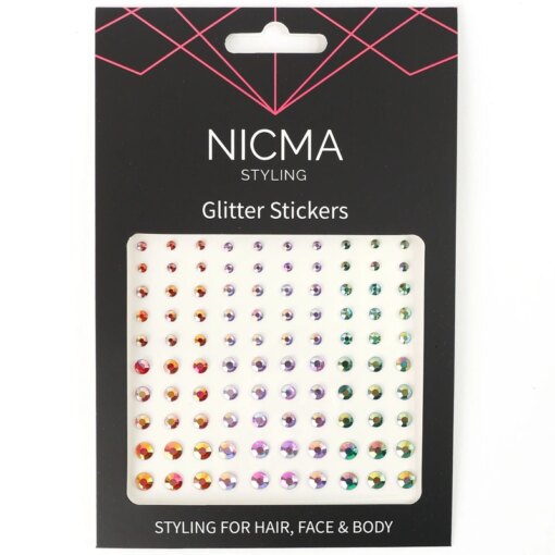 shop NICMA Styling Glitter Stickers - Multi af NICMA Styling - online shopping tilbud rabat hos shoppetur.dk