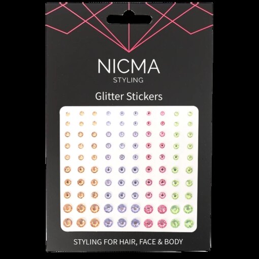 shop NICMA Styling Glitter Stickers - Rainbow af NICMA Styling - online shopping tilbud rabat hos shoppetur.dk