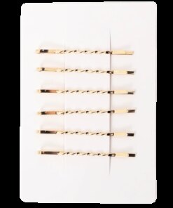 shop NICMA Styling Golden Hair Pins 6-pack - Basic af NICMA Styling - online shopping tilbud rabat hos shoppetur.dk