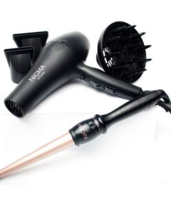 shop NICMA Styling Hair Dryer + Curling Wand (Limited Edition) af NICMA Styling - online shopping tilbud rabat hos shoppetur.dk