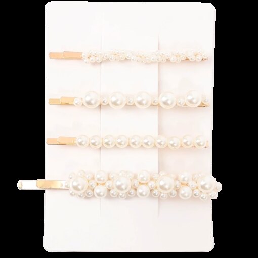 shop NICMA Styling Pearl Pins 4-pack af NICMA Styling - online shopping tilbud rabat hos shoppetur.dk