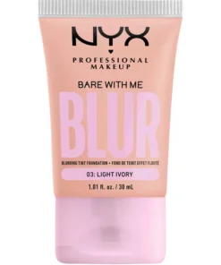 shop NYX Prof. Makeup Bare With Me Blur Tint Foundation 30 ml - 03 Light Ivory af NYX Professional Makeup - online shopping tilbud rabat hos shoppetur.dk