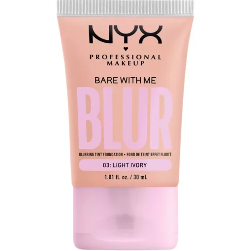 shop NYX Prof. Makeup Bare With Me Blur Tint Foundation 30 ml - 03 Light Ivory af NYX Professional Makeup - online shopping tilbud rabat hos shoppetur.dk