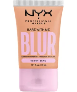 shop NYX Prof. Makeup Bare With Me Blur Tint Foundation 30 ml - 06 Soft Beige af NYX Professional Makeup - online shopping tilbud rabat hos shoppetur.dk