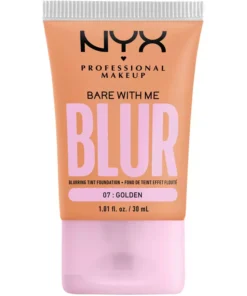 shop NYX Prof. Makeup Bare With Me Blur Tint Foundation 30 ml - 07 Golden af NYX Professional Makeup - online shopping tilbud rabat hos shoppetur.dk