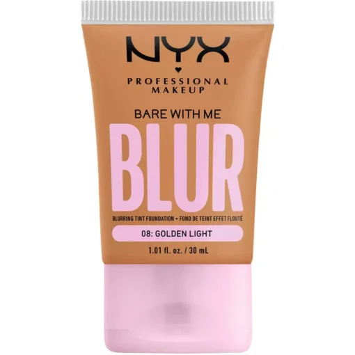 shop NYX Prof. Makeup Bare With Me Blur Tint Foundation 30 ml - 08 Golden Light af NYX Professional Makeup - online shopping tilbud rabat hos shoppetur.dk