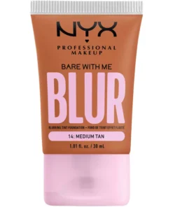 shop NYX Prof. Makeup Bare With Me Blur Tint Foundation 30 ml - 14 Medium Tan af NYX Professional Makeup - online shopping tilbud rabat hos shoppetur.dk