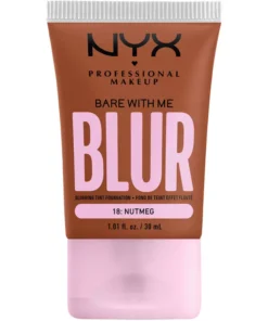 shop NYX Prof. Makeup Bare With Me Blur Tint Foundation 30 ml - 18 Nutmeg af NYX Professional Makeup - online shopping tilbud rabat hos shoppetur.dk