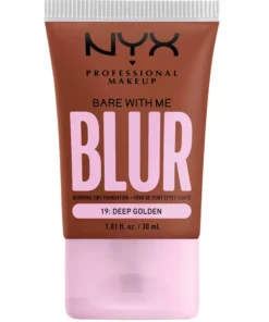 shop NYX Prof. Makeup Bare With Me Blur Tint Foundation 30 ml - 19 Deep Golden af NYX Professional Makeup - online shopping tilbud rabat hos shoppetur.dk