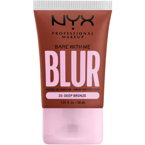 shop NYX Prof. Makeup Bare With Me Blur Tint Foundation 30 ml - 20 Deep Bronze af NYX Professional Makeup - online shopping tilbud rabat hos shoppetur.dk