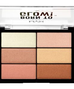 shop NYX Prof. Makeup Born To Glow Highlighting Palette af NYX Professional Makeup - online shopping tilbud rabat hos shoppetur.dk