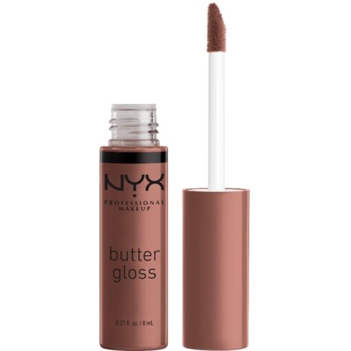 shop NYX Prof. Makeup Butter Gloss 8 ml - Butterscotch af NYX Professional Makeup - online shopping tilbud rabat hos shoppetur.dk