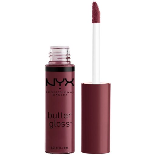 shop NYX Prof. Makeup Butter Gloss 8 ml - Devil's Food Cake af NYX Professional Makeup - online shopping tilbud rabat hos shoppetur.dk