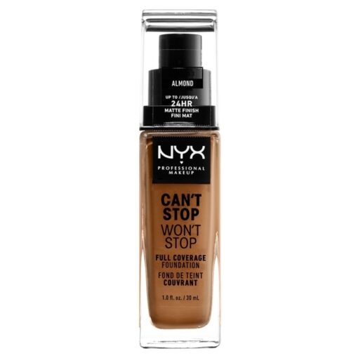 shop NYX Prof. Makeup Can't Stop Won't Stop Foundation 30 ml - Almond (U) af NYX Professional Makeup - online shopping tilbud rabat hos shoppetur.dk