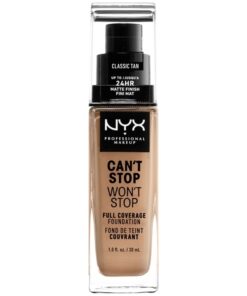 shop NYX Prof. Makeup Can't Stop Won't Stop Foundation 30 ml - Classic Tan (U) af NYX Professional Makeup - online shopping tilbud rabat hos shoppetur.dk