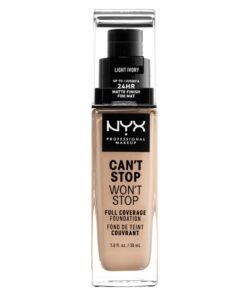 shop NYX Prof. Makeup Can't Stop Won't Stop Foundation 30 ml - Light Ivory af NYX Professional Makeup - online shopping tilbud rabat hos shoppetur.dk