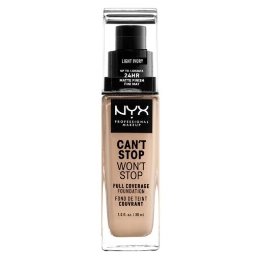 shop NYX Prof. Makeup Can't Stop Won't Stop Foundation 30 ml - Light Ivory af NYX Professional Makeup - online shopping tilbud rabat hos shoppetur.dk