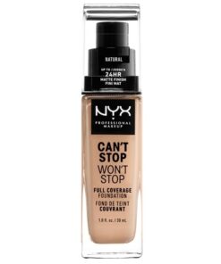 shop NYX Prof. Makeup Can't Stop Won't Stop Foundation 30 ml - Natural af NYX Professional Makeup - online shopping tilbud rabat hos shoppetur.dk