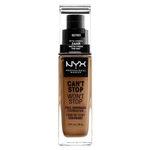 shop NYX Prof. Makeup Can't Stop Won't Stop Foundation 30 ml - Nutmeg (U) af NYX Professional Makeup - online shopping tilbud rabat hos shoppetur.dk