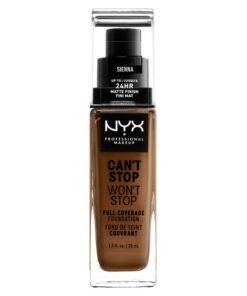 shop NYX Prof. Makeup Can't Stop Won't Stop Foundation 30 ml - Sienna (U) af NYX Professional Makeup - online shopping tilbud rabat hos shoppetur.dk