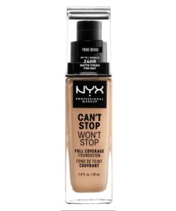 shop NYX Prof. Makeup Can't Stop Won't Stop Foundation 30 ml - True Beige af NYX Professional Makeup - online shopping tilbud rabat hos shoppetur.dk