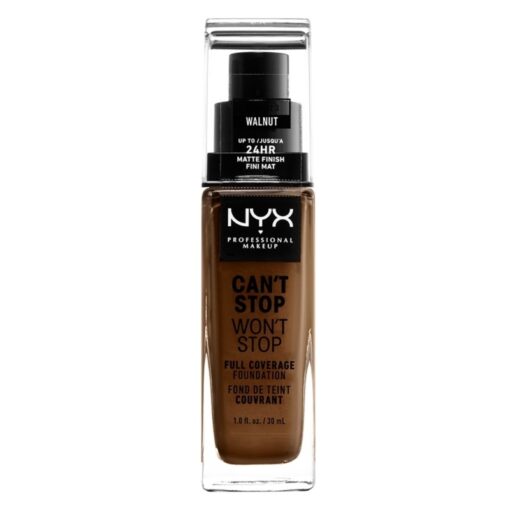 shop NYX Prof. Makeup Can't Stop Won't Stop Foundation 30 ml - Walnut (U) af NYX Professional Makeup - online shopping tilbud rabat hos shoppetur.dk