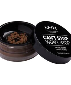 shop NYX Prof. Makeup Can't Stop Won't Stop Setting Powder 6 gr. - Deep (U) af NYX Professional Makeup - online shopping tilbud rabat hos shoppetur.dk