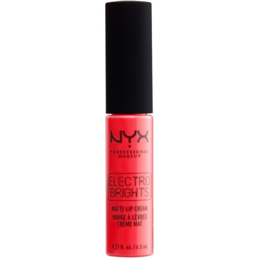 shop NYX Prof. Makeup Electro Brights Matte Lip Cream 6