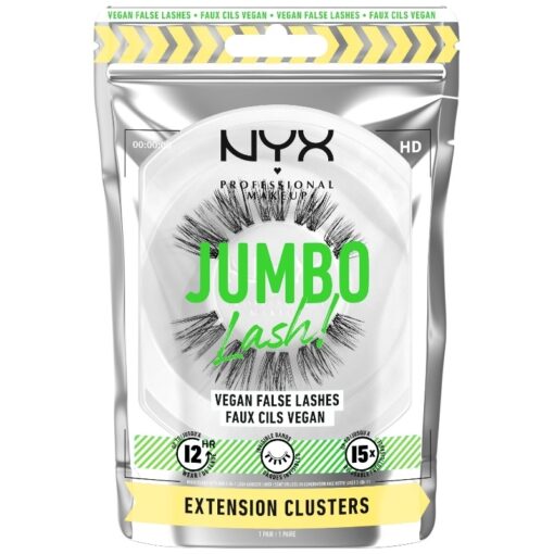 shop NYX Prof. Makeup Jumbo Lash! Vegan False Lashes 10 gr. - 01 Extension Clusters af NYX Professional Makeup - online shopping tilbud rabat hos shoppetur.dk