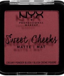 shop NYX Prof. Makeup Sweet Cheeks Creamy Powder Blush 5 gr. - Bang Bang af NYX Professional Makeup - online shopping tilbud rabat hos shoppetur.dk