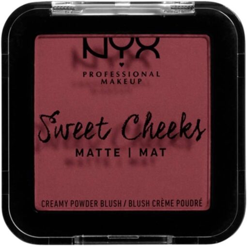 shop NYX Prof. Makeup Sweet Cheeks Creamy Powder Blush 5 gr. - Bang Bang af NYX Professional Makeup - online shopping tilbud rabat hos shoppetur.dk