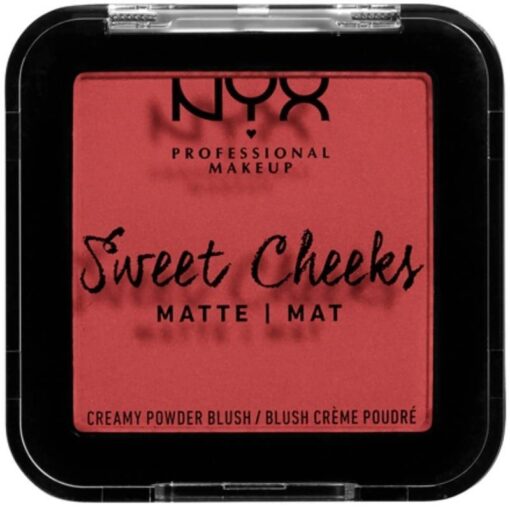 shop NYX Prof. Makeup Sweet Cheeks Creamy Powder Blush 5 gr. - Citrine Rose af NYX Professional Makeup - online shopping tilbud rabat hos shoppetur.dk