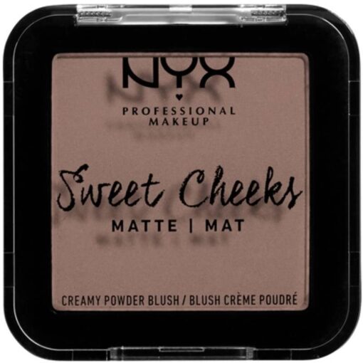 shop NYX Prof. Makeup Sweet Cheeks Creamy Powder Blush 5 gr. - So Taupe af NYX Professional Makeup - online shopping tilbud rabat hos shoppetur.dk