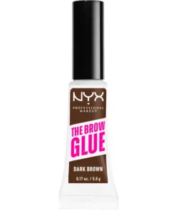 shop NYX Prof. Makeup The Brow Glue Instant Styler 5 gr. - 04 Dark Brown af NYX Professional Makeup - online shopping tilbud rabat hos shoppetur.dk