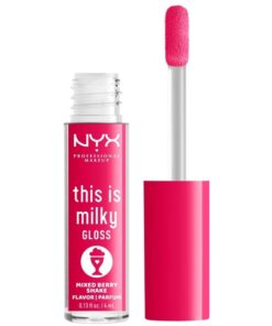 shop NYX Prof. Makeup This Is Milky Gloss 4 ml - 09 Mixed Berry Shake af NYX Professional Makeup - online shopping tilbud rabat hos shoppetur.dk