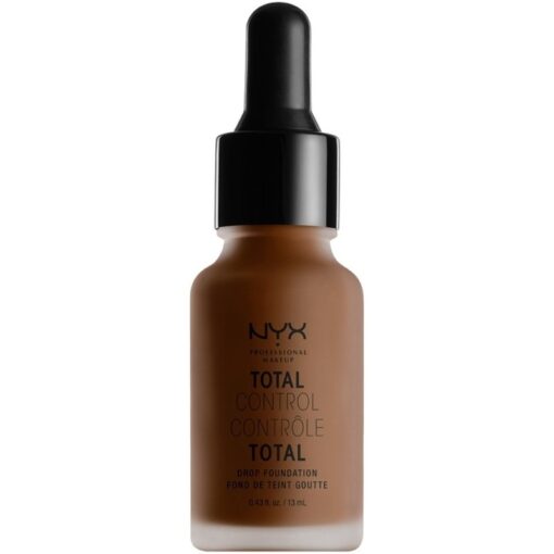 shop NYX Prof. Makeup Total Control Drop Foundation 13 ml - Deep Espresso (U) af NYX Professional Makeup - online shopping tilbud rabat hos shoppetur.dk