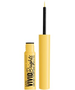 shop NYX Prof. Makeup Up Vivid Brights Liquid Eyeliner 2 ml - 03 Had Me At Yellow af NYX Professional Makeup - online shopping tilbud rabat hos shoppetur.dk