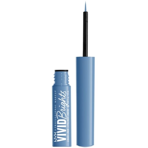 shop NYX Prof. Makeup Up Vivid Brights Liquid Eyeliner 2 ml - 05 Cobalt Crush af NYX Professional Makeup - online shopping tilbud rabat hos shoppetur.dk