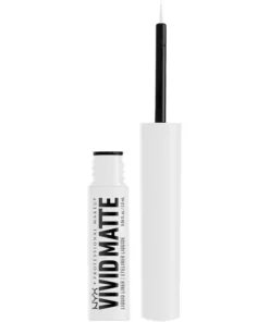 shop NYX Prof. Makeup Vivid Matte Liquid Eyeliner 2 ml - 02 White af NYX Professional Makeup - online shopping tilbud rabat hos shoppetur.dk