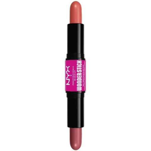 shop NYX Prof. Makeup Wonder Stick Dual-Ended Cream Blush Stick 8 gr. - 02 Honey Orange + Rose af NYX Professional Makeup - online shopping tilbud rabat hos shoppetur.dk