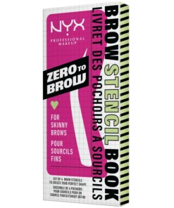 shop NYX Prof. Makeup Zero To Brow Stencils 4 Pieces - Skinny Brows af NYX Professional Makeup - online shopping tilbud rabat hos shoppetur.dk