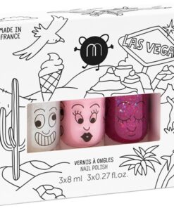 shop Nailmatic Kids Nail Polish Set 3x8 ml - Las Vegas af Nailmatic - online shopping tilbud rabat hos shoppetur.dk