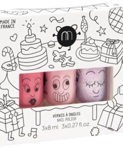 shop Nailmatic Kids Nail Polish Set 3x8 ml - Party af Nailmatic - online shopping tilbud rabat hos shoppetur.dk