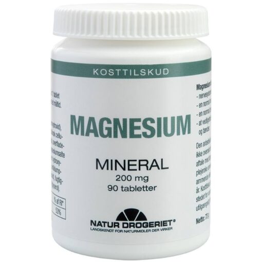 shop Natur Drogeriet Magnesium 200 mg 90 Pieces af Natur Drogeriet - online shopping tilbud rabat hos shoppetur.dk