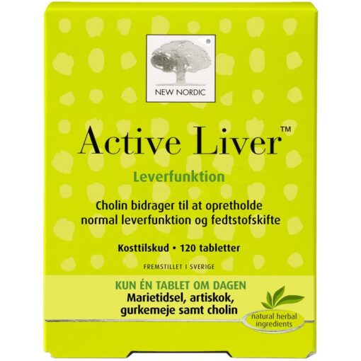 shop New Nordic Active Liver 120 Pieces af New Nordic - online shopping tilbud rabat hos shoppetur.dk