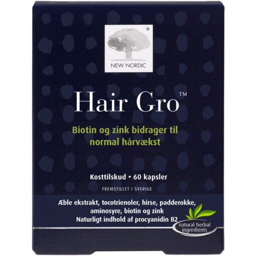 shop New Nordic Hair Gro 60 Pieces af New Nordic - online shopping tilbud rabat hos shoppetur.dk