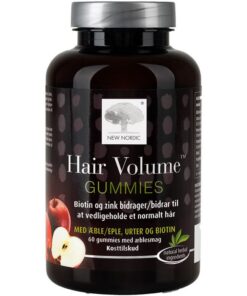 shop New Nordic Hair Volume Gummies 60 Pieces af New Nordic - online shopping tilbud rabat hos shoppetur.dk